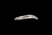 Platinum Diamond Shaped Wedding Ring