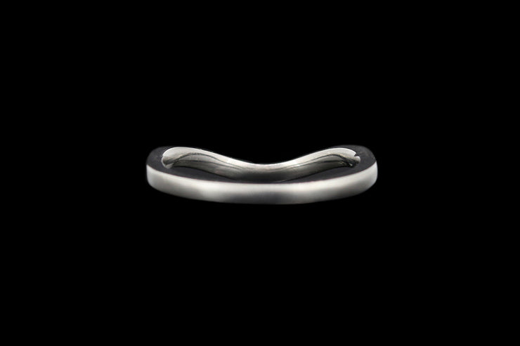 Platinum Diamond Shaped Wedding Ring