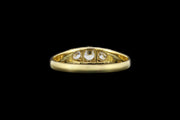18ct Yellow Gold Diamond Three Stone Ring