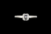 Platinum Diamond Single Stone Ring