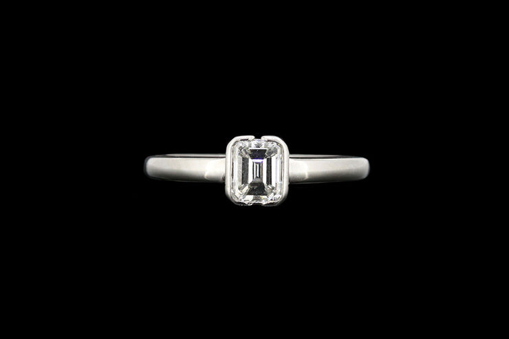 Platinum Diamond Single Stone Ring