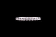 Platinum Diamond Half Eternity Ring
