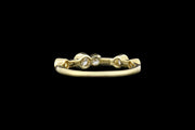 18ct Yellow Gold Diamond Scatter Ring