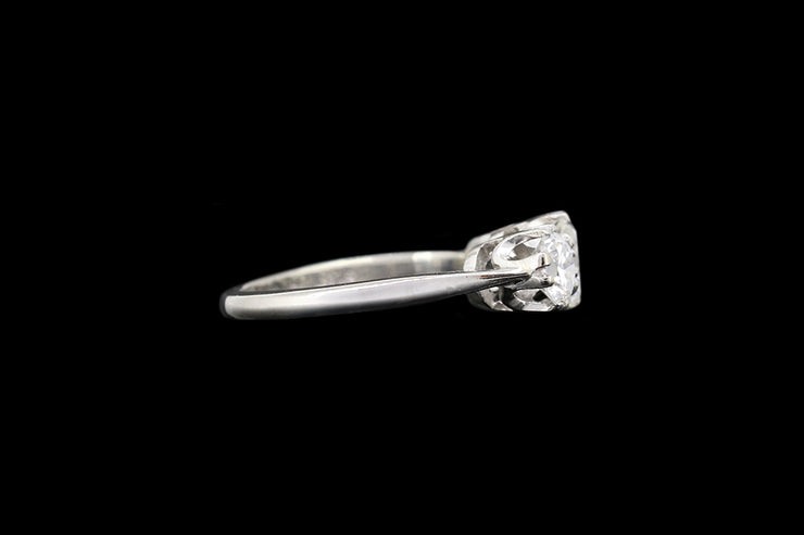 Platinum Diamond Three Stone Ring