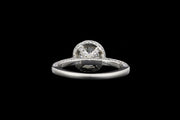Boodles Platinum Diamond Target Ring with Diamond Shoulders