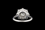 18ct White Gold Diamond Cluster Ring