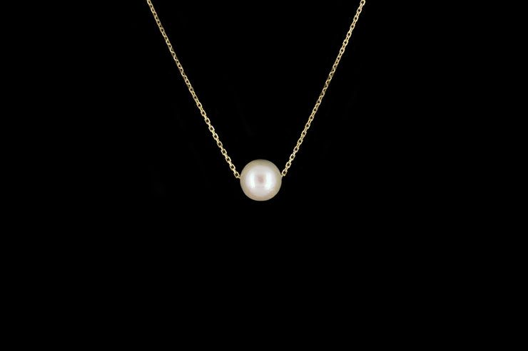 9ct Yellow Gold Cultured Pearl Pendant