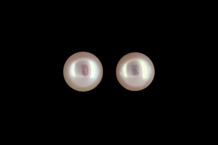 9ct Yellow Gold Cultured Pearl Stud Earrings