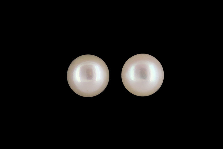 9ct Yellow Gold Cultured Pearl Stud Earrings