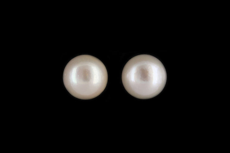 9ct Yellow Gold Cultured Pearl Stud Earrings