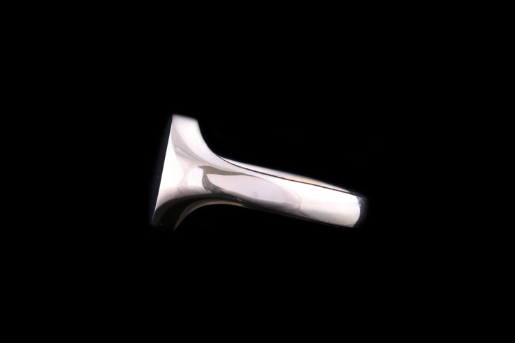 9ct Yellow Gold Oval Signet Ring 11 X 9