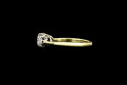 18ct Yellow Gold Diamond Three Stone Ring