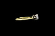18ct Yellow Gold Diamond Three Stone Ring
