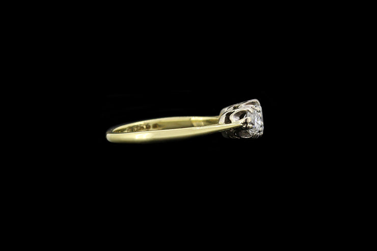 18ct Yellow Gold Diamond Three Stone Ring