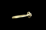 18ct Yellow Gold Diamond Target Ring