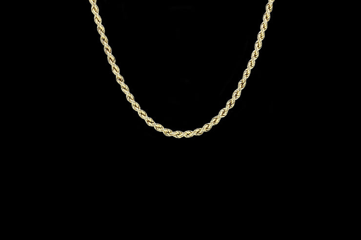 9ct Yellow Gold Rope Style Chain