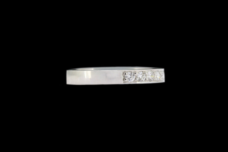Platinum Diamond Half Eternity Ring