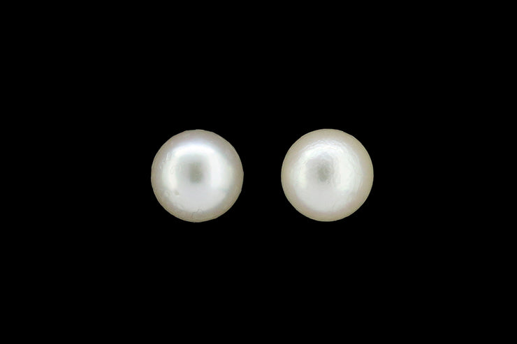 9ct Yellow Gold Cultured Pearl Stud Earrings