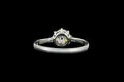 Art Deco Platinum Diamond Solitaire Ring