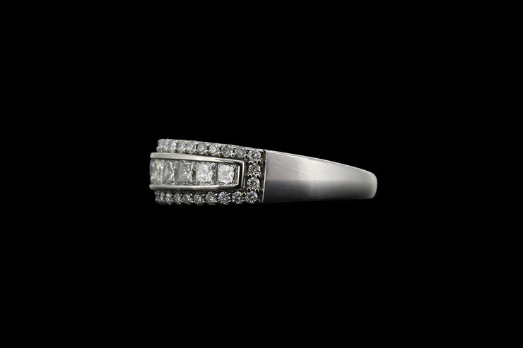 18ct White Gold Diamond Dress Ring