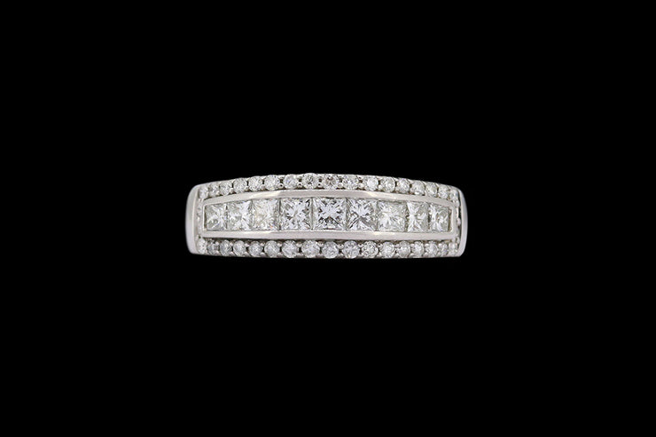 18ct White Gold Diamond Dress Ring