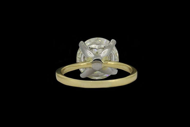 18ct Yellow Gold Diamond Solitaire Ring