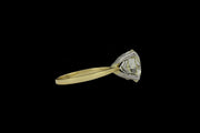 18ct Yellow Gold Diamond Solitaire Ring