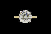 18ct Yellow Gold Diamond Solitaire Ring