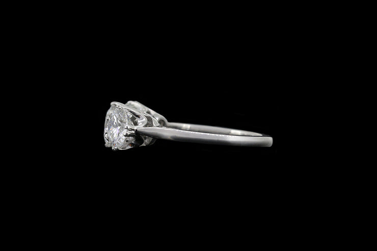 18ct White Gold Diamond Three Stone Ring