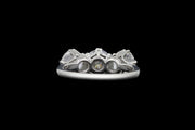 18ct White Gold Diamond Three Stone Ring