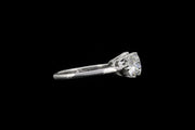 18ct White Gold Diamond Three Stone Ring