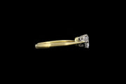 18ct Yellow Gold Diamond Solitaire Ring