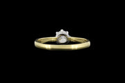 18ct Yellow Gold and Platinum Diamond Solitaire Ring