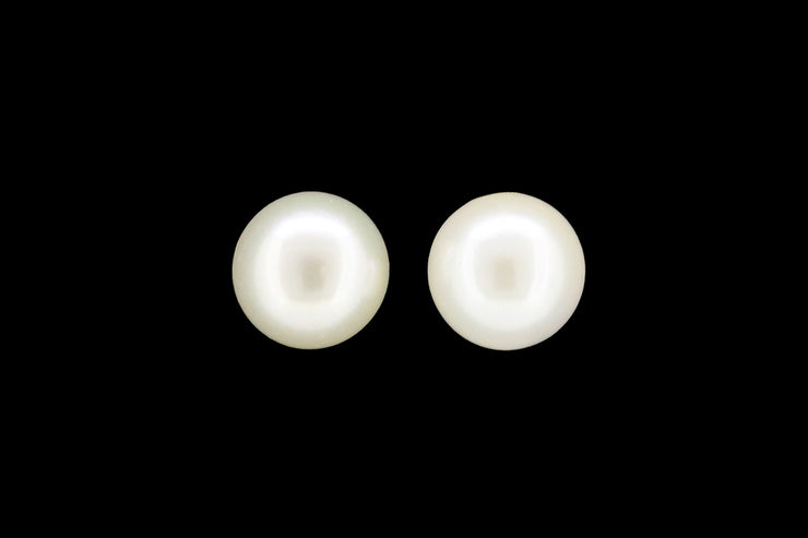 9ct Yellow Gold Cultured Pearl Stud Earrings