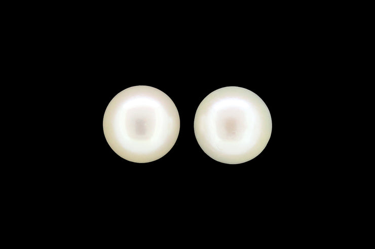 9ct Yellow Gold Cultured Pearl Stud Earrings