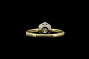 18ct Yellow Gold Diamond Solitaire Ring