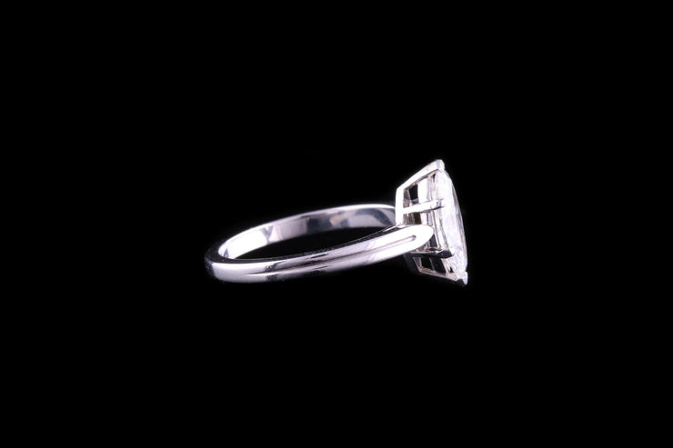 Tiffany & Co Platinum Diamond Single Stone Ring