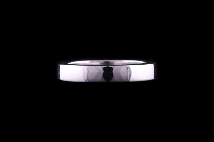 Platinum Deep Profile Wedding Ring