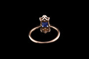 18ct Yellow Gold Diamond and Sapphire Dress Ring
