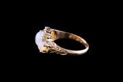 18ct Yellow Gold Opal and Diamond Dress Ring
