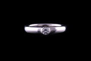18 ct White Gold Diamond Single Stone Ring