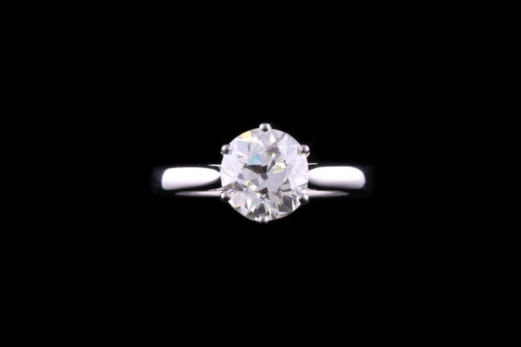 Platinum Diamond Solitaire Ring