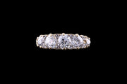 Edwardian 18ct Yellow Gold Diamond Five Stone Ring