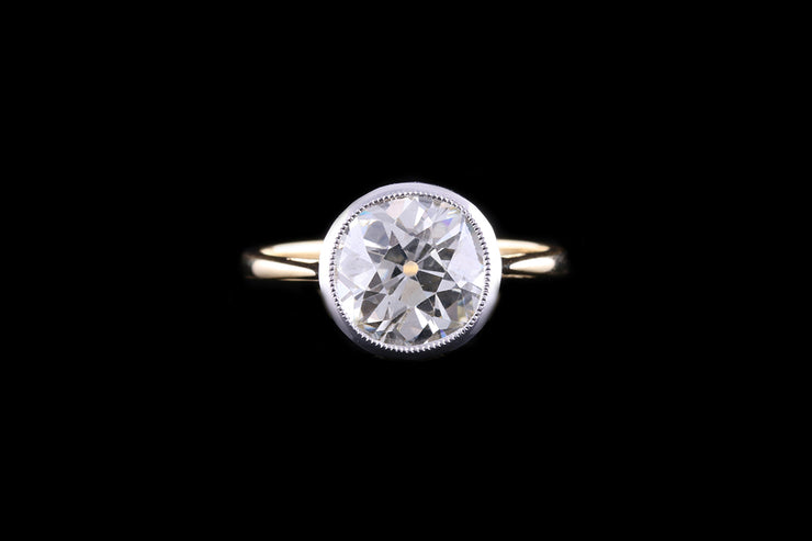 18 ct Yellow Gold Diamond Solitaire Ring