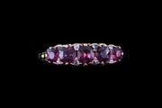 18ct Yellow Gold Ruby Five Stone Ring