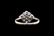 18ct Yellow Gold Diamond and Sapphire Dress Ring