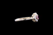 18ct Yellow Gold Diamond and Ruby Dress Ring