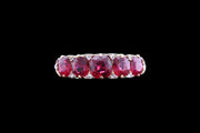 18ct Yellow Gold Thai Ruby Five Stone Ring