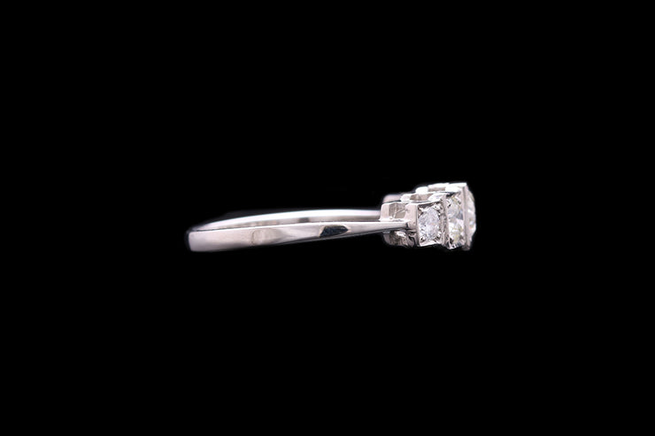 Platinum Diamond Graduated Five Stone Ring
