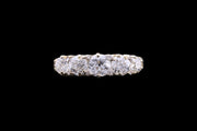 Victorian 18ct Yellow Gold Diamond Five Stone Ring